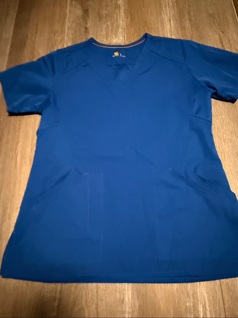 Carhartt Force Blue Scrub Top